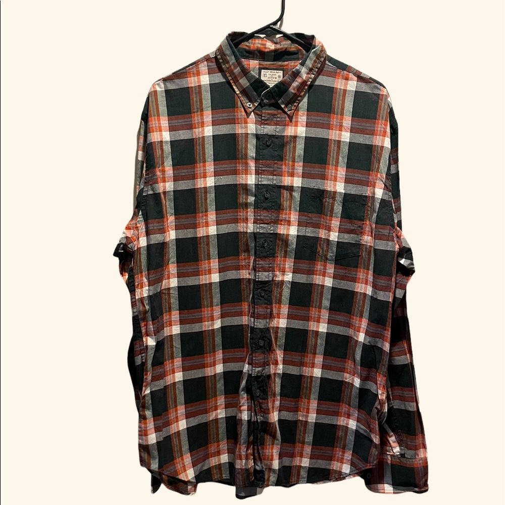 J. Crew Mens Casual Button Down Shirt